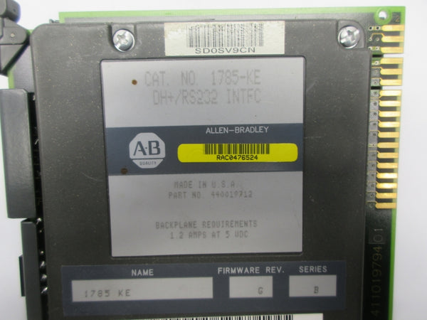 ALLEN BRADLEY 1785-KE SER. B F/W G UNMP