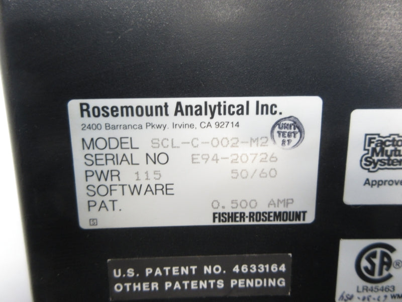 ROSEMOUNT SCL-C-002-M2 115V NSNP
