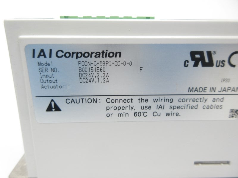 IAI PCON-C-56PI-CC-0-0 24VDC 2.2A UNMP