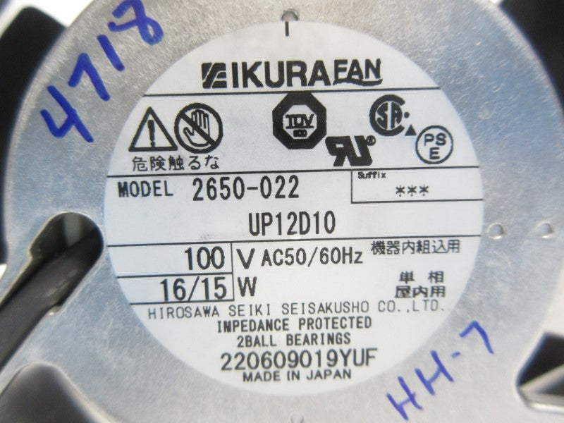 IKURA UP12D10 2650-022 100VAC NSNP