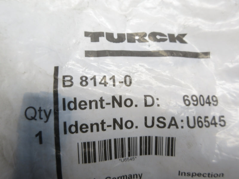 TURCK B8141-0 U6545 250V 4A NSMP
