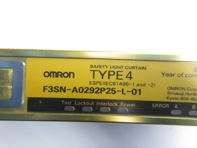 OMRON F3SN-A0292P25-L-01 NSNP