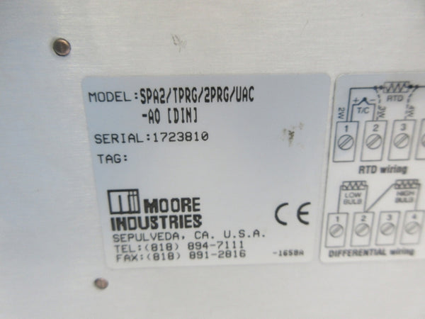 MOORE INDUSTRIES SPA2/TPRG/2PRG/UAC-AO NSNP
