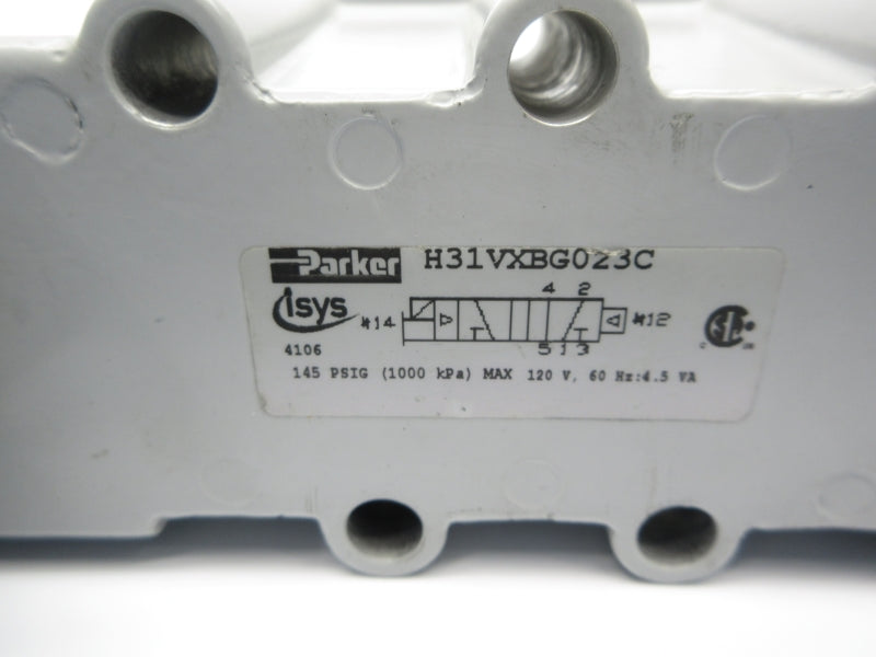PARKER H31VXBG023C 120VAC 145PSI NSNP