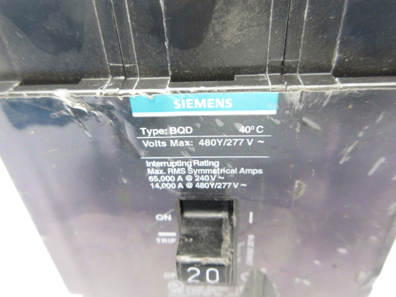 SIEMENS BQD320 277V 20A NSNP
