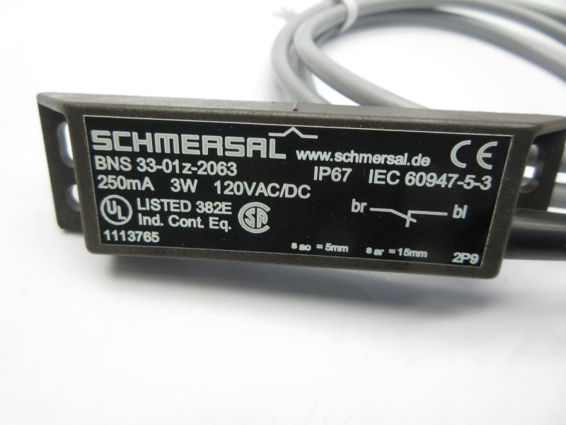 SCHMERSAL BNS33-01Z-2063 120VAC NSNP