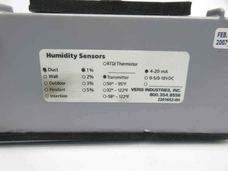 VERIS INDUSTRIES Z201652-0H 0-5/0-10VDC NSNP