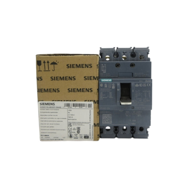 SIEMENS 3VA5110-4ED31-0AA0 347V 100A NSMP