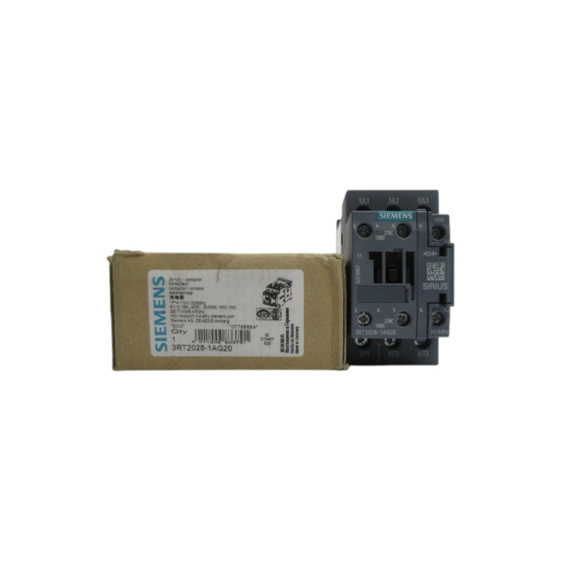 SIEMENS 3RT2028-1AG20 110V NSMP