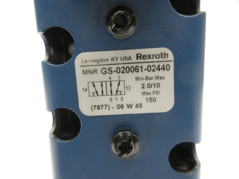 REXROTH GS-020061-02440 150PSI NSNP