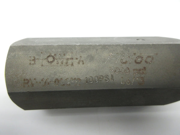 FLUTEC RV-16-01.1/12 5000PSI NSNP