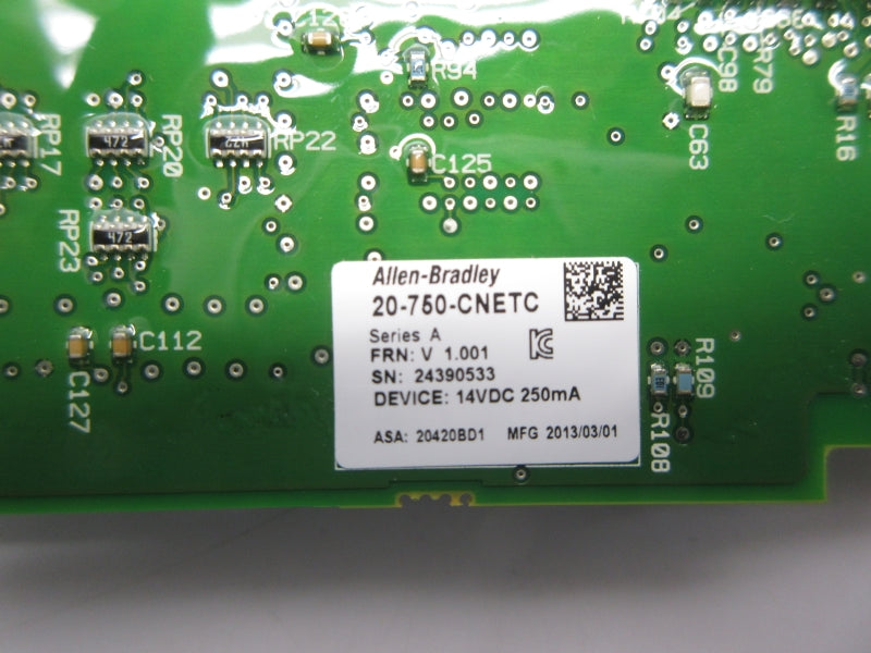 ALLEN BRADLEY 20-750-CNETC SER. A F/W V 1.001 NSNP
