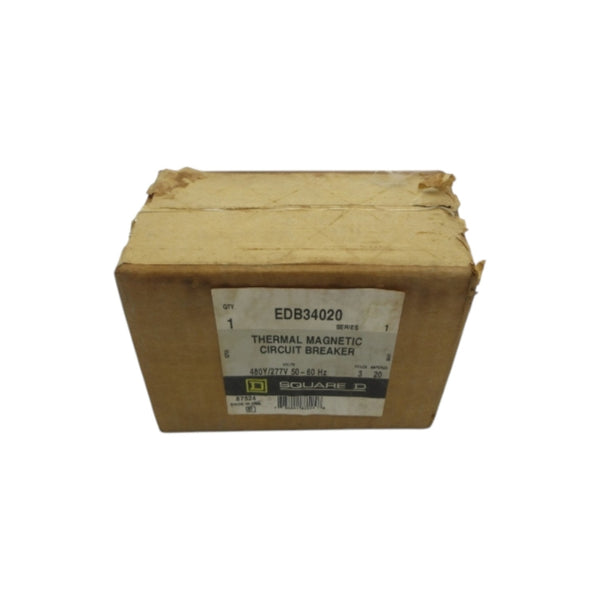 SQUARE D EDB34020 SER. 1 277V 20A NSFS
