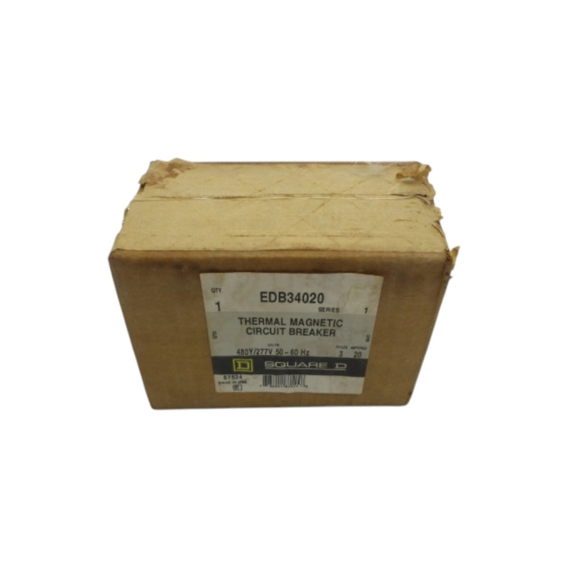 SQUARE D EDB34020 SER. 1 277V 20A NSFS