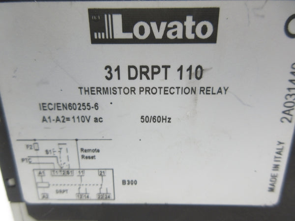 LOVATO 31DRPT110 110VAC NSNP