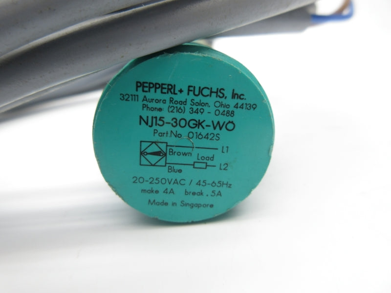 PEPPERL+FUCHS NJ15-30GK-WO 01642S 20-250VAC NSNP