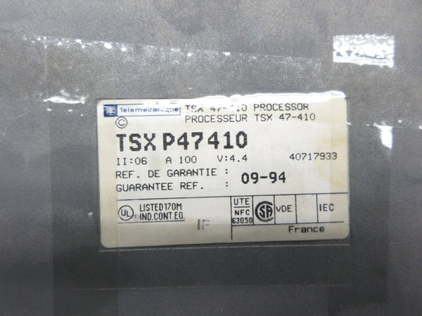 TELEMECANIQUE TSXP47410 100A NSNP