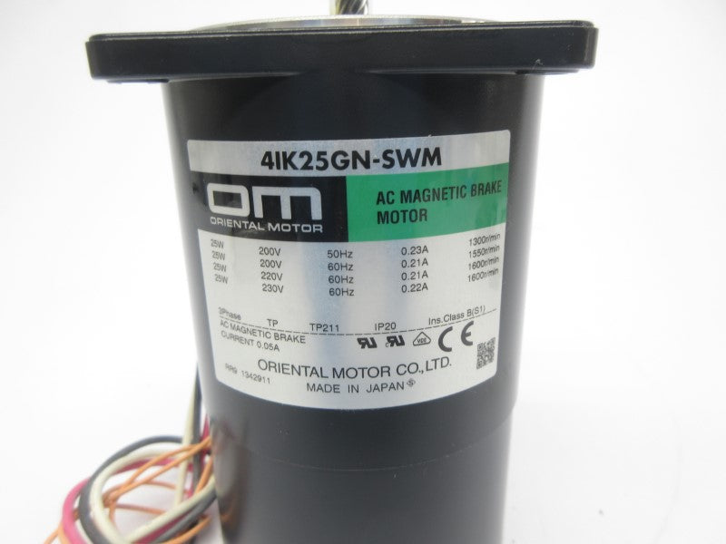 ORIENTAL MOTOR 4IK25GN-SWM 200/230V NSNP