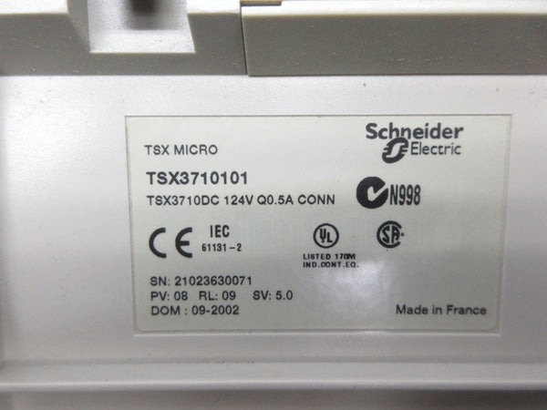 SCHNEIDER ELECTRIC TSX3710101 124V 0.5A (AS PICTURED) NSNP