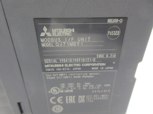 MITSUBISHI ELECTRIC QJ71MB91 5VDC 0.31A NSNP
