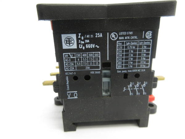 TELEMECANIQUE V0 660V 25A (AS PICTURED) NSNP