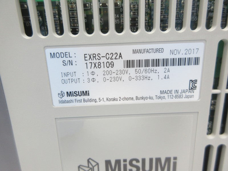 MISUMI EXRS-C22A 200-230V 2A NSNP