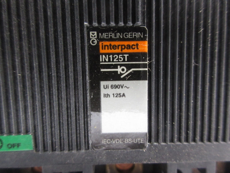 MERLIN GERIN IN125T 690V 125A NSNP