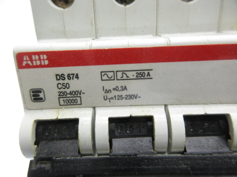 ABB DS674 230-400V 50A NSNP
