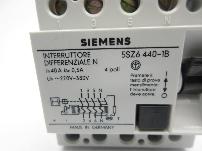 SIEMENS 5SZ6440-1B 220-380V 0.3A NSNP