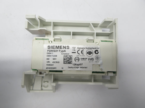SIEMENS FDM221 NSNP