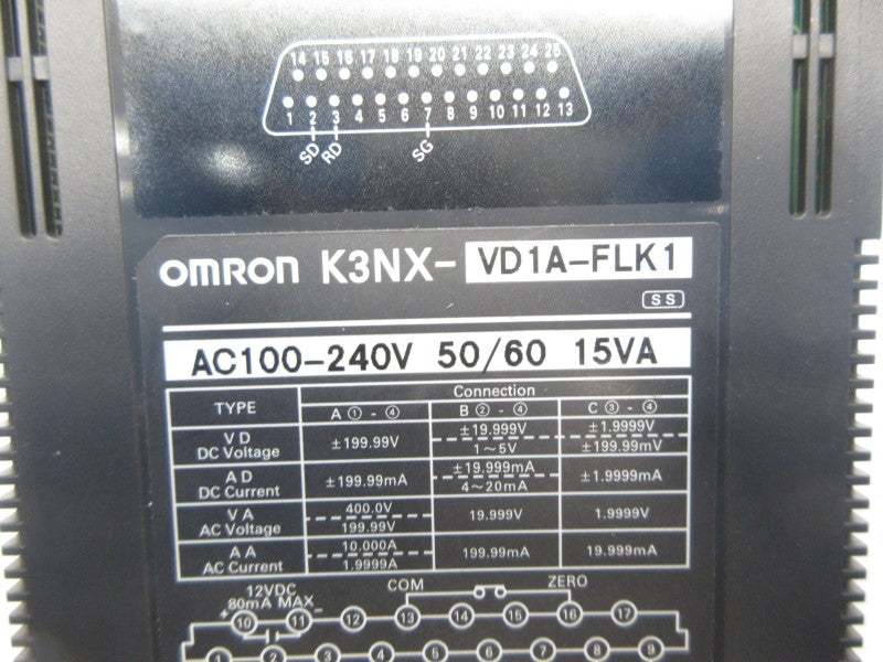 OMRON K3NX-VD1A-FLK1 100-240VAC NSNP