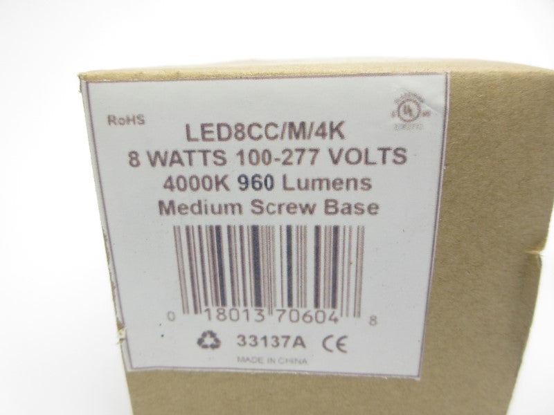 BASE LIGHT LED8CC/M/4K 100-277V NSMP