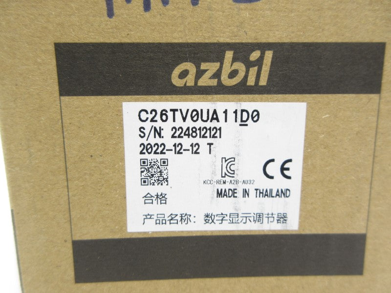 AZBIL C26TV0UA11D0 100-240VAC NSMP