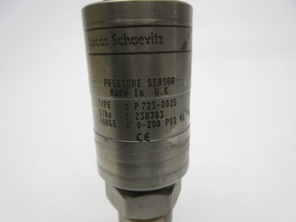 LUCAS SCHAEVITZ P723-0025 200PSI NSNP