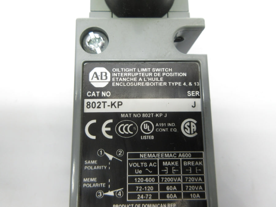 INDUSTRIAL SPARE PART 802T-KP SER. J (AS PICTURED) NSNP