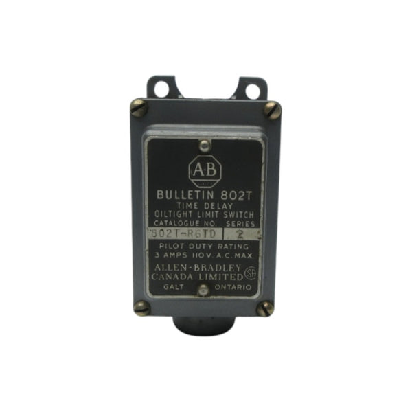ALLEN BRADLEY 802T-R6TD SER. 2 110VAC 3A (AS PICTURED) NSNP
