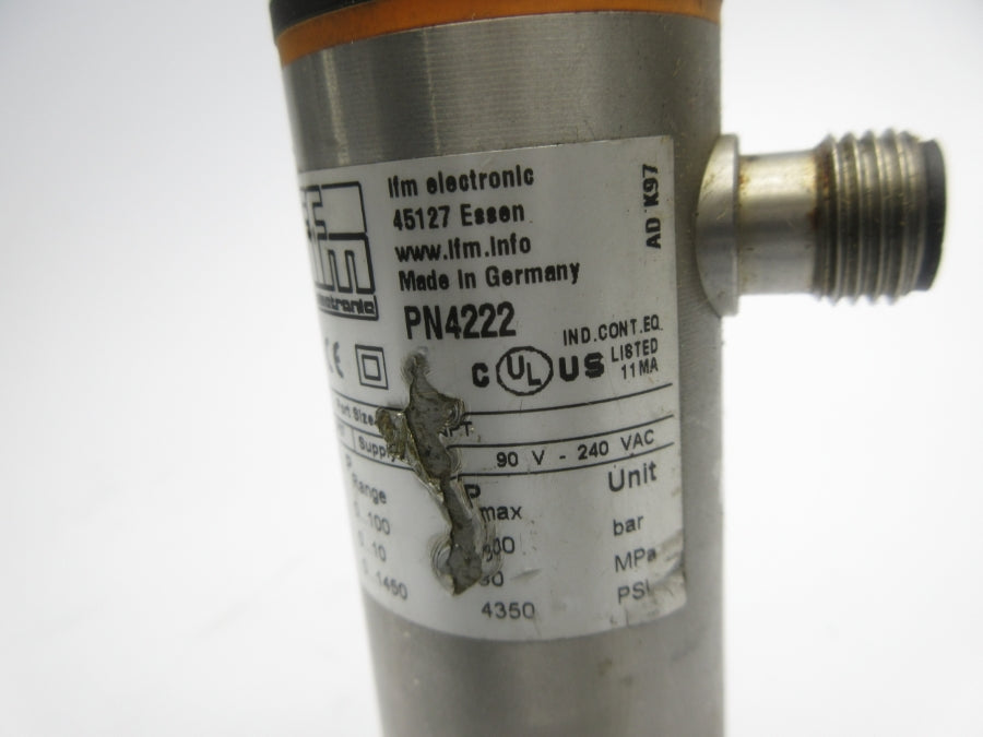 IFM EFECTOR PN4222 90-240VAC UNMP