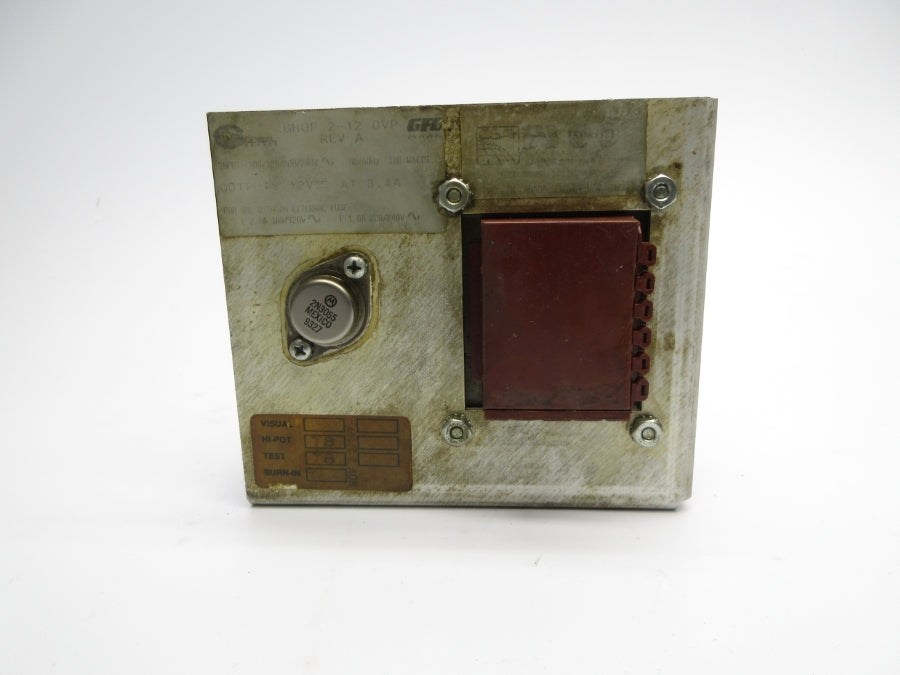 GLOBAL SERIES GHOF2-12OVP 240V REV. A UNMP