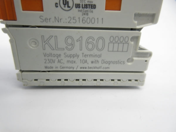 BECKHOFF KL9160 230VAC 10A NSNP