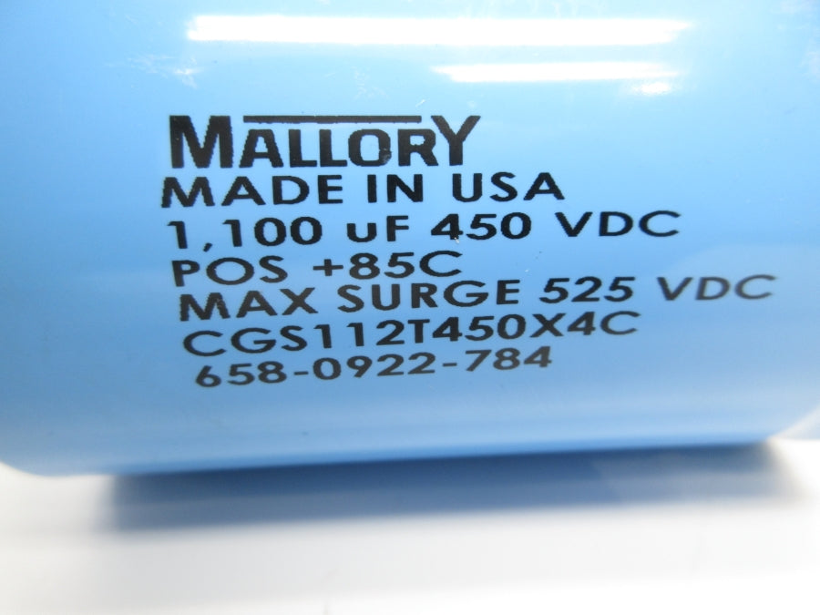 MALLORY CGS112T450X4C 450VDC NSNP