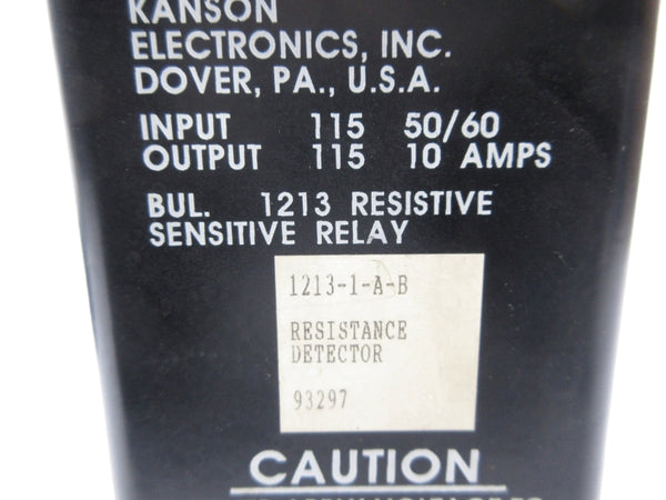 KANSON ELECTRONICS 1213-1-A-B 115V 10A NSNP