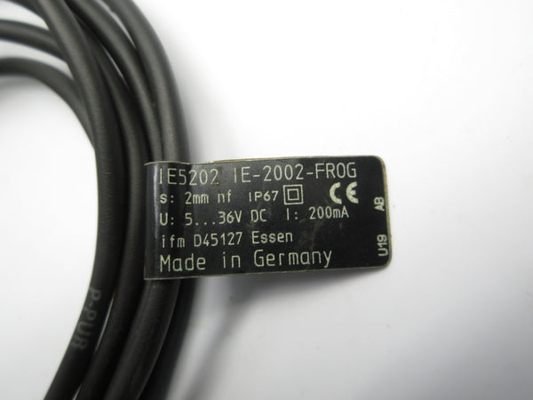 IFM EFECTOR IE5202 IE-2002-FROG 5-36VDC NSNP