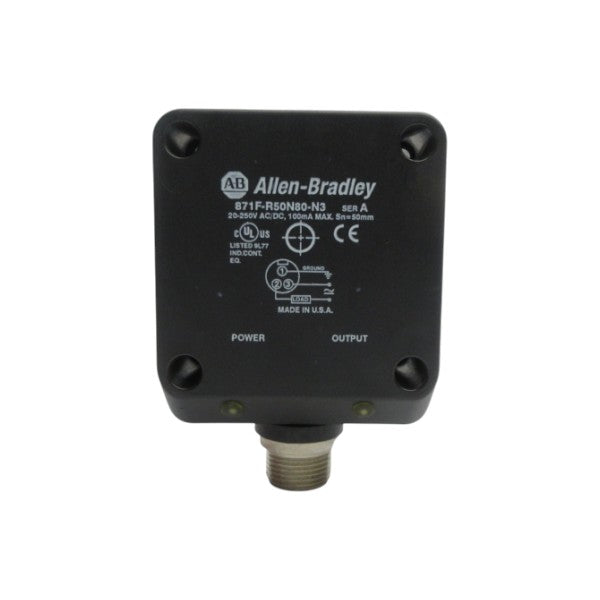 ALLEN BRADLEY 871F-R50N80-N3 SER. A 20-250VAC/DC NSNP