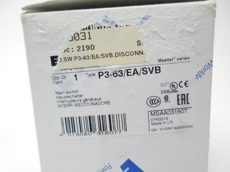 EATON P3-63/EA/SVB NSMP