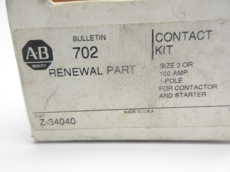 ALLEN-BRADLEY Z-34040 100A (WH) NSMP