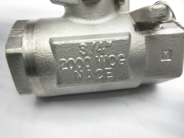 NACE 2000WOG 3/4" NSNP