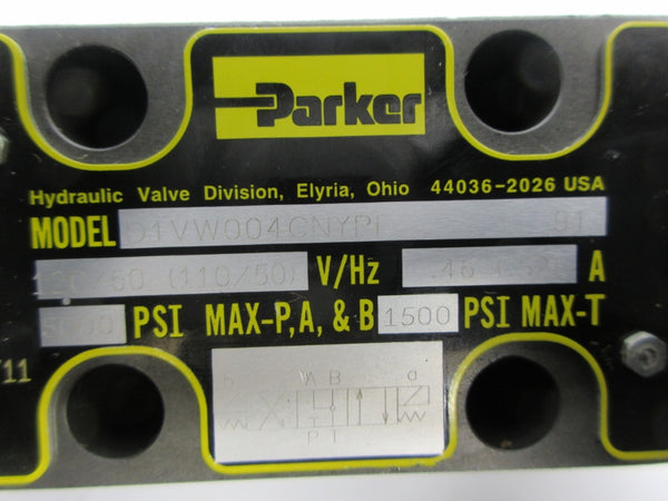 PARKER D1VW004CNYPF91 110/120V .46/.52A 5000PSI NSNP