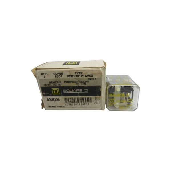 SQUARE D 8501-KUD13M1P14V53 SER. C 24VDC NSMP