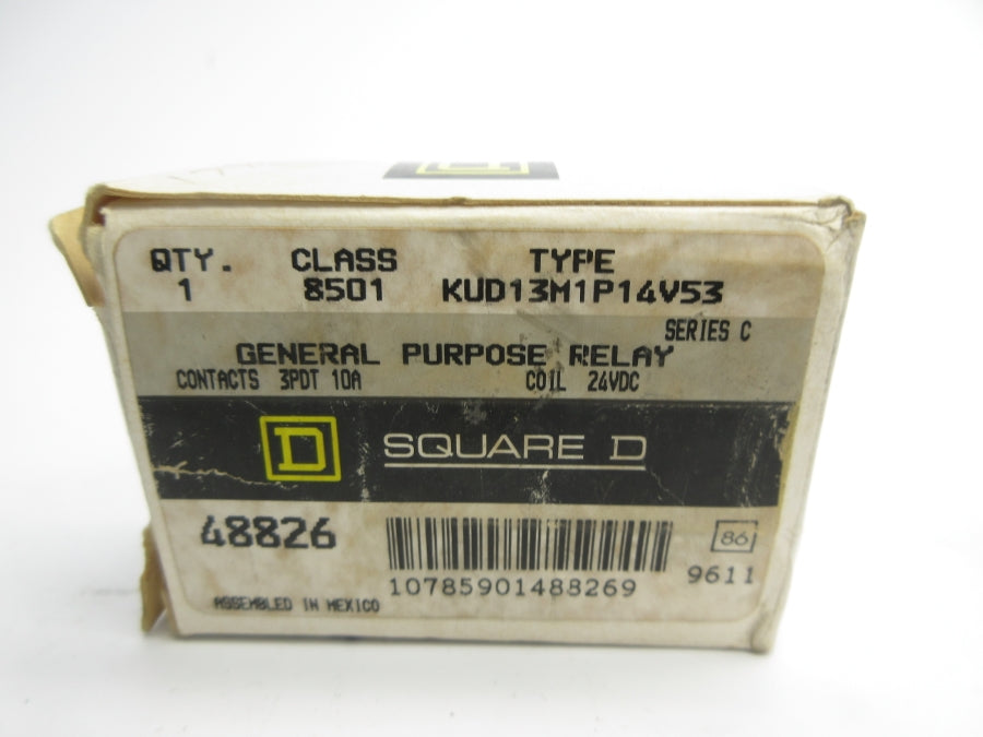 SQUARE D 8501-KUD13M1P14V53 SER. C 24VDC NSMP