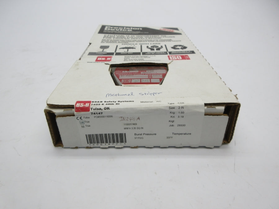 BS&B SYSTEMS CSR 97PSI 2" NSFS